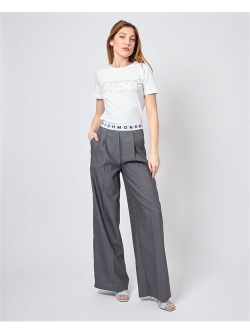 Pantalon femme Richmond X avec logo élastique RICHMOND X | UWP25187PAGREY